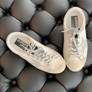 Golden goose superstar shoes